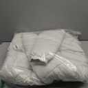 Amazon Essentials Girls and Toddlers' Cropped Full-Zip Puffer Jacket, Sherpa Fleece (XX-Large, Eggshell White)