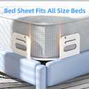 Bed Sheet Holders Keep Sheets Tight Heavy Duty Foldable Bed Sheet Holder Corner Fitted Sheet Straps Fit All Mattress Size Easy Installation