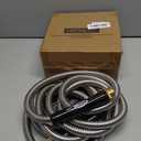 TITAN Garden Hose 15FT - 304 Stainless Steel Metal Water Hose, Flexible, Kink-Free, Lightweight, Durable, Crush Resistant Fittings, Easy to Coil, 500 PSI