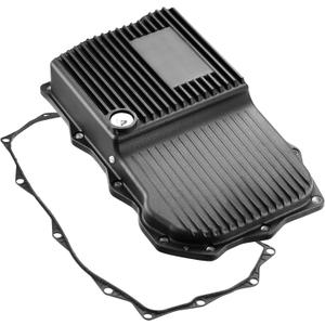 Transmission Oil Pan Cast Aluminum Gasket for 2013-2025 Ram Pickup 3.0L EcoDiesel/3.6L/5.7L/6.4L, 2015-2022 Dodge Challenger/Charger 5.7L/6.4L with 8HP70/8HP75, Drain Plug, Replacement Filter