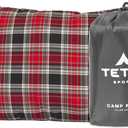 TETON Sports Camp Pillow; Great for Travel, Camping and Backpacking; Washable, Grey