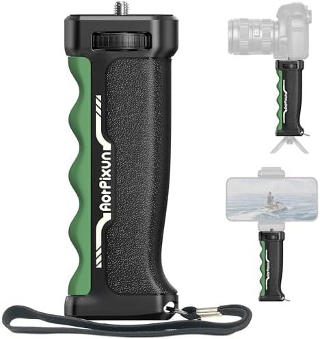 AorPixun Profession Ergonomic Camera Handle Grip - Universal 1/4'' Handheld Stabilizer for Action, GoPro, DSLR, Digital Video & Camcorder