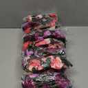 Miracliy 8 Pack 65 FT Flower Garland Decorations Plastic Artificial Flowers for Wedding Decoration Photo Booth Backdrop (Pink&purple-8pcs)