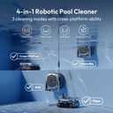 (2026 New) BUBLUE Bubot 800P Gen2 Robotic Pool Cleaner,Pool Vacuum for Inground Pools,with Smart Navigation,App Control& Scheduling,Cleans Floor/Wall/Waterline/Shallow Area,for Pools up to 1,076 Sq.Ft