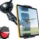 OHLPRO Tablet Holder for Pilot Aircraft Windshield, Anti-Vibration Suction Cup Aviation Mount, Fits 5-13" iPad Pro 12.9, Mini 6, Air & Thick Cases, Heavy Duty for Car Dashboard, Cockpit, Truck