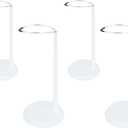 4pcs Doll Stands Display Holder, Adjustable Doll Stands Portable Support Racks, Action Figure Stand Bracket Organizers Dolls Accessories for 12inches - 18inches Doll (White)