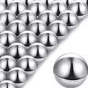 Ripeng 30 Pieces Labyrinth Replacement Steel Balls 0.5 Inch Replacement Rust-Proof Metal Balls for Marble Runs