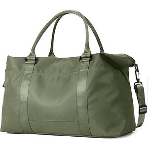 Travel Duffle Bag, Weekender Travel Bag Men Small Gym Bag for Women, Hospital Bag for Labor and Delivery, Overnight Bag Luggage Bag with Trolley Sleeve, Airplane Travel Essentials for Flying(Green Travel Duffle Bag, Weekender Travel Bag Men Small Gym Bag for Women, Hospital Bag for Labor and Delivery, Overnight Bag Luggage Bag with Trolley Sleeve, Airplane Travel Essentials for Flying(Green