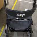 Drive Medical RTL10266CF Nitro Elite CF Foldable Rollator Walker with Seat, Black (Standard)