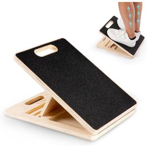 StrongPal Portable Slant Board for Calf Stretching, Portable & Heavy, Duty with Slip-Resistant Surface, Supports up to 350 lbs, Ideal for Home, Office, and Outdoor Workouts