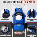 GoHimal Lacrosse Bag Extra Large Lacrosse Backpack with Tow Stick Holder