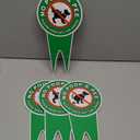 4 PC No Pooping Dog Signs for Yard, 12x6 DS Dibond Keep Off Grass Sign, No Dogs Allowed
