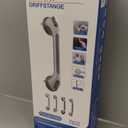 TAILI Grab Bars for Bathtubs and Showers 2 Pack Suction Grab Bar, Heavy Duty Shower Handle Removable Bath Handrails for Seniors and Elderly, Bathroom Safety Grip No Drilling Waterproof,Grey