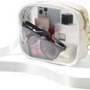 TOBVZOO Clear Bag Stadium Approved, Crossbody Transparent Bag for Concerts Sports Events, Purses for Men & Women