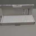 Wireless Keyboard and Mouse Ultra Slim Combo, TopMate 2.4G Silent Compact USB 2400DPI Mouse and Scissor Switch Keyboard Set with Cover, Batteries Included, for PC/Laptop/Windows/Mac - Silver White