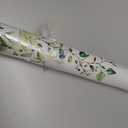 Gibelle Eucalyptus Leaves Bath Mat Rug Super Absorbent Quick Dry Thin Bathroom Rugs Fit Under Door Non Slip Rubber Backed Bathroom Floor Mat for in Front of Bathtub Sink Shower (17"x24", Sage Green) (A001)