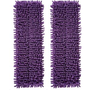 2 Pack Pet System Microfiber Sweeping Pad for Bona Mops, Reusable Pet Replacement Mop Pad for Multi-Surface Floors, 18 Inch Washable Cleaning & Dusting Pads, Attracts & Picks Up Pet Hair