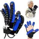 Hand Rehabilitation Equipment, Therapy Gloves for Stroke Hand Recovery Device, Robotic Rehab Glove for Finger Training, Adjustable Strength Hands Exerciser (Right-XL)