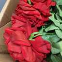 Nearly Natural 1214 Giant Rose Silk Flower Arrangement, Red 35" x 12" x 12"