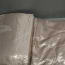 MR&HM Satin Comforter Queen 7 Pieces - Luxurious Pinch Pleat Bedding Set with Comforter, Flat Sheet, Fitted Sheet, Pillowcases & Shams, Super Silky Soft Bed Set for All Season (Queen, Champagne)