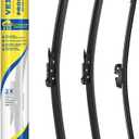 3 Pack Windshield Wiper Blades Compatible with Ford Explorer 2022 2021 2020 2019 2018 2017 2016 2015 2014 2013 2012 2011 Front Rear Wipers Blade Set for My Car - 26" 22" 11"(A283H)