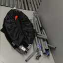 BCAN 40/48" Foldable Mini Trampoline Max Load 330lbs/440lbs, Fitness Rebounder with Adjustable Foam Handle, Exercise Trampoline for Adults Indoor/Garden Workout (Black)