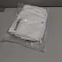 Amoretu Women's Stretchy Ruched Slim Fit Shirt Long Sleeve Going Out Fitted Tops (White, XS)