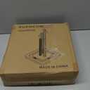 Cat Scratching Post Premium Natural Sisal Jute Carpet 3 Scratch Posts with Interactive Track Ball Base and Hanging Balls Toys Kitten Scratcher for Indoor Kittens and Small Cats