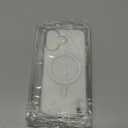 SPIDERCASE for iPhone 17 Case, Magnetic Clear Case with 2PCS Tempered Glass Screen Protector Slim Phone Case for iPhone 17 6.3'', Clear