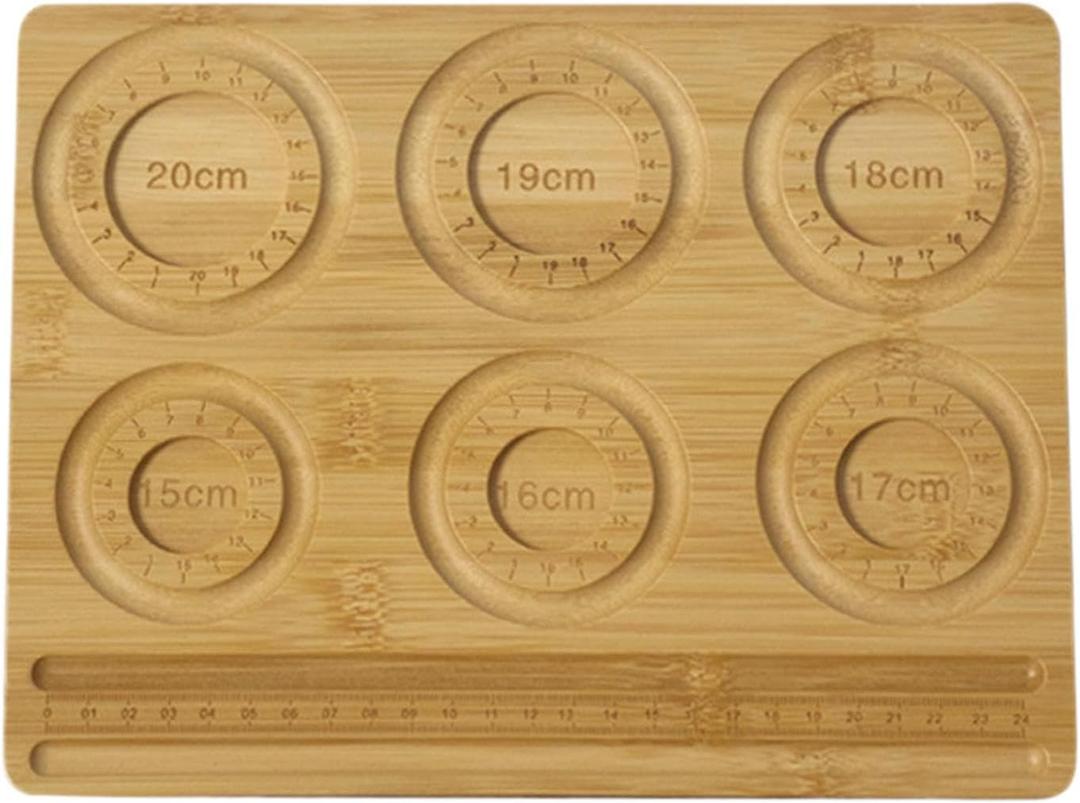 Bracelet Bead Board - Natural Texture Jewelry Making Wood Bead Board, Reusable Beading Bracelet Design Tray | Creative Bead Board, Decorative Wood Beadboard Ideal for Beginners and Professionals