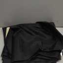 Halloween Black Sheer Curtains for Window 96 Inches Long 2 Panels Set, Soft Airy Light Filtering Voile Sheer Curtains for Living Room Bedroom, Dual Rod Pocket Window Drapes, 2x42Wx96L Inches