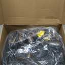 Brightever Outdoor String Lights 150FT, Patio Lights with 75+2 Dimmable ST38 Shatterproof LED Bulbs, Vintage Edison String Lights for Outside, Waterproof Bistro Lights for Halloween Backyard 2700K (150FT-Warm White, Black Wire)