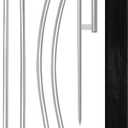 Feather Flag Pole Kit, 11FT Tall Aluminum Swooper Flagpole Set Fits 8FT Flags with Heavy Duty Ground Spike Base for Outdoor Advertising Custom Feather Flags (No Flag Included)
