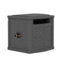 Suncast 150' Capacity Slide Trak Hideaway Hose Holder Dark Gray