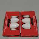 Holiday Time 4 C7 Replacement Ceramic White Bulbs, 2 Pack