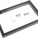 ZLY Jewelry Rings Display Tray Velvet 100 Slot Case Box Jewelry Storage Box