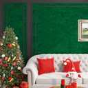ReWallpaper Green Peel and Stick Wallpaper Modern Luxury Velvet Wallpaper for Bedroom 17.5in X 23ft Soft Textured Velvet Contact Paper Self Adhesive Wall Covering for Living Room Closet Accent Walls