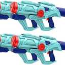 4 PCS Water Guns for Kids, Super Squirt Gun Water Soaker Blaster - Big Size - 32ft Long Shooting Range - High Capacity - Quick Refill - Summer Water Toys Gun for Boys Girls and Adults Outdoor