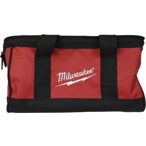 Milwaukee 13-inch x 7-inch x 7-inch Red and Black Canvas Tool Bag
