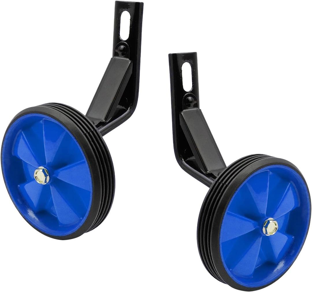 Pair of Black Bicycle Auxiliary Wheel Children's Bicycle Accessories,Training Wheels Kids Bike Children Training Bike Wheel