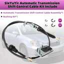 Automatic Transmission Shift Control Cable 33820-02370 33820-01050 Compatible with Toyota Corolla/Matrix 1.8L 2003 2004 2005 2006 2007 2008 Auto Trans Shifter Control Lever Cable