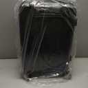 Black Travel Vacuum Luggage Seal Suitcase with Pump, 20 Inch Airline Approved Luggage Bag with 360° Silent Spinner Wheels & Anti Theft Locks, Vacuum Suitcase Set with Casual Backpack for Women Men