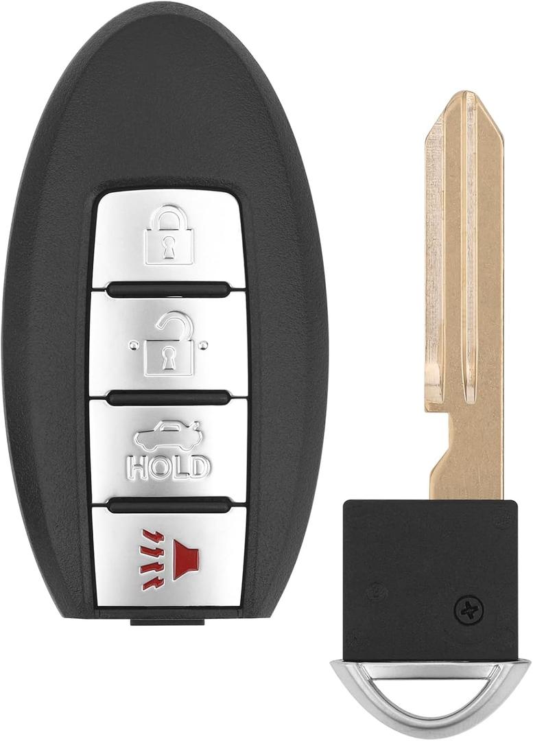 Vurkcy Key Fob Replacement for 2007-2012 Nissan Altima/ 09-14 Maxima & Murano/ 09-12 Infiniti FX35/ 08-13 G37/ 09-13 FX50/ 14-16 Q60 QX70/ 11-12 G25/ 07-08 G35, KR55WK48903 KR55WK49622,4 Buttons