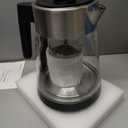 Electric Tea Kettle with Infuser 1.7L Glass Electric Kettle with Temperature Control Automatic Shut Off 12H Keep Warm for Tea Coffee Water Heater, Black