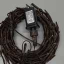 Hairui Lighted Brown Wall Tree 4FT 108 Warm White LED Lights for Home Fireplace Christmas Decoration Inside Outside