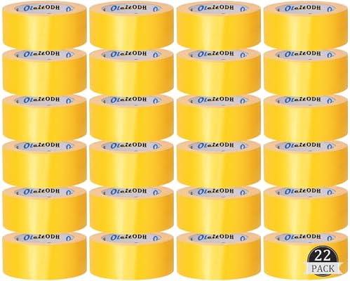 Oleitodh 22 Pack orange Duct Tape Heavy Duty,8.3 Mil Thickness,2 Inches x 30 Yards,Strong Industrial Strength,Flexible,No Residue,Waterproof and Tear by Hand,Multi-Use for Indoor & Outdoor Repairs