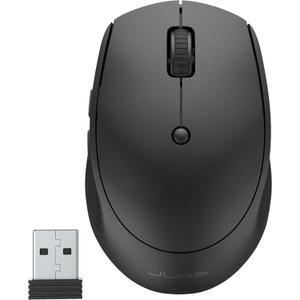 JLab, GO Charge, Wireless Mouse, Bluetooth, USB Dongle, Multi-Device, Compact, Rechargeable, Black
