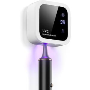 Toothbrush Holder, Electric Travel Toothbrush Organizer, LED Smart Screen, Rechargeable Portable Toothbrush Timer for Bathroom Wall-Mounted