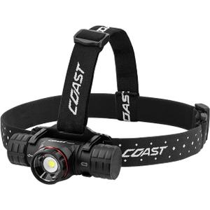 Coast XPH34R 2700 Lumen USB-C Rechargeable-Dual Power LED Headlamp withPURE Beam Twist Focus and Magnetic Base