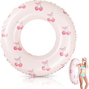 ShinyRelief Inflatable Pool Float Floaties Pool Tubes Inflation Swimming Ring Summer Outdoor Beach Water Floats Party Supplies Floaties